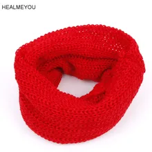 1 шт. Зимние Детские Теплый шарф вязаный шерстяной Кепки Средства ухода за кожей Шеи Теплые защитить уши