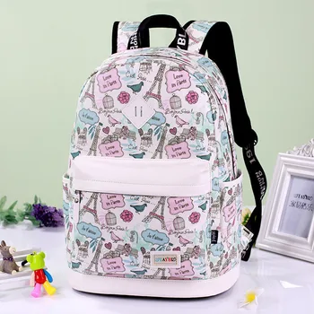 

Teenagers Durable Laptop Backpack Fashion waterproof Backpack School Bags Printing Backpack Travel Bag Canvas School Bag Mochila