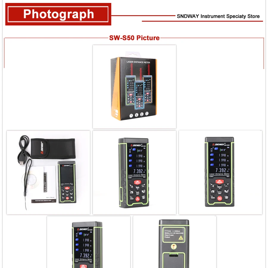 Color Screen Laser distance meter details (18)