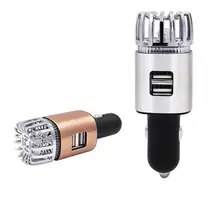 Автомобильный диффузор автомобильный освежитель воздуха JO-6291 автомобильный мини-очиститель светодиодный Светодиодный анион кислородный бар Озон ионизатор телефон зарядное устройство
