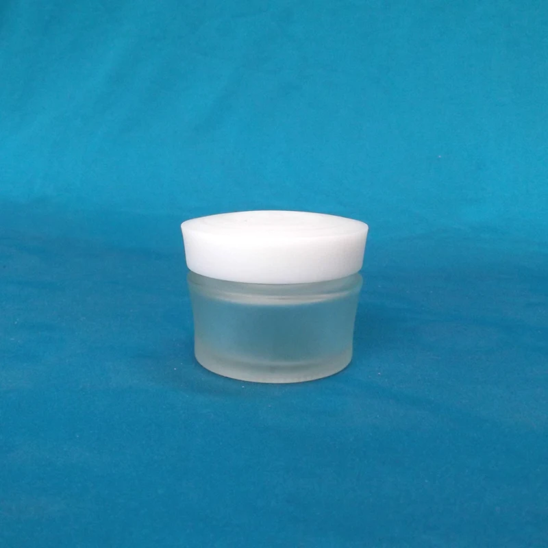 30G Frosted glass Containers 30G Cream Jars Cosmetic Packing Box Skin