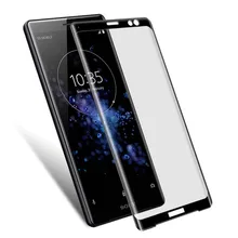 IMAK Для sony Xperia XZ3 закаленное стекло 3D изогнутое полное покрытие протектор экрана для sony XZ3 защитное стекло