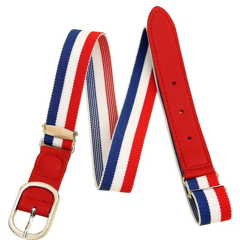 luxury fashion children Elastic Waist Belt high quality Children girls/boys candy belts Alloy Buckle jeans Elastic beltWaistband