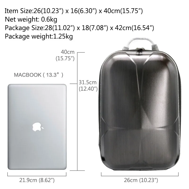 Mavic Pro Чехол Водонепроницаемый жесткий чехол Mavic pro рюкзак с EVA вставки для хранения Батарея сумка для DJI Mavic pro