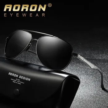 

AORON New Mens Polarized Sunglasses Classic Fashion Frame Driving Sunglasses for Men