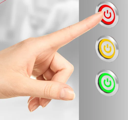 

16MM with LED3V 5V 6V 12V 24V 110V 220V Metal Button Switch Momentary push button auto reset waterproof illuminated Self-locking