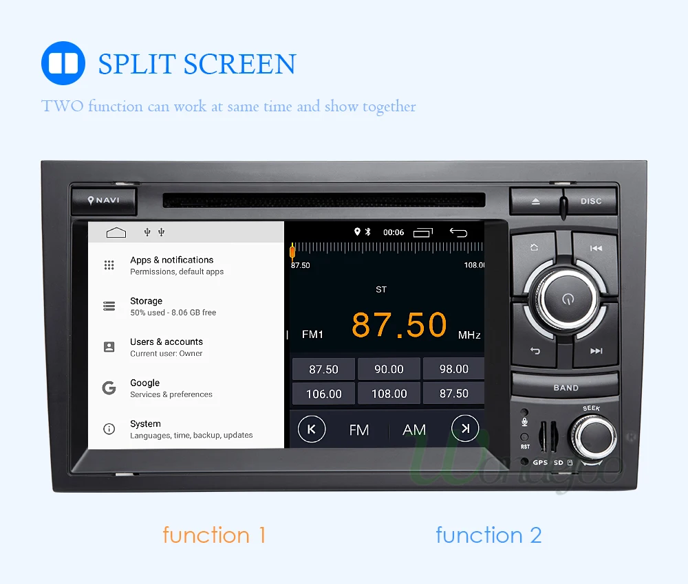 Top 2G IPS Android 8.1 2 din CAR GPS For Audi A4 B6 B7 S4 B7 B6 RS4 B7 SEAT Exeo multimedia dvd player radio stereo touch screen pc 19
