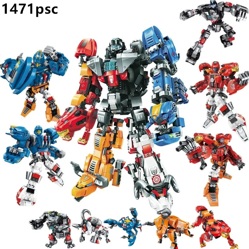 

HOT NEW 5Pcs/Set Nuclear juvenile the Universe Voltroned Building Blocks Sets Kits Bricks Movie Kids Marvel Legoings