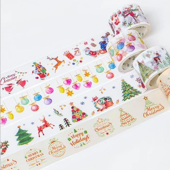 

1PCS Christmas And Paper Tape 3cm Festival Special Series Hand Book Products Album Diary DIY Sticker 5M