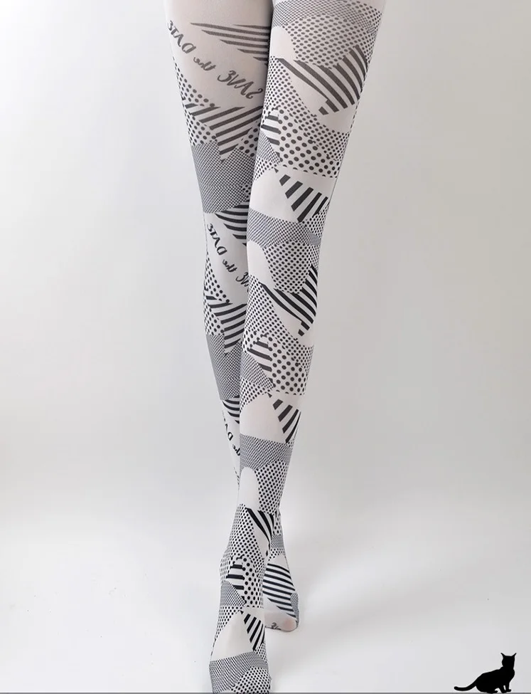 Уникальные чулки, японские колготки Лолиты, высокое качество, рисунок ...