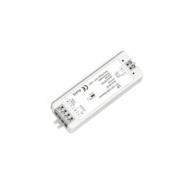 CLAITE DC5-36V до 1-10 в 40-288 Вт 1 канал ПВМ постоянное напряжение один цвет светодиодный диммер контроллер