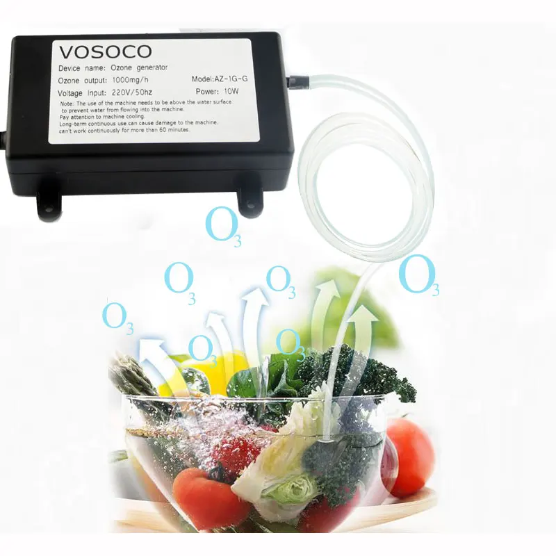 Ozone Generator Ozonator Air Purifier Water Hydroponics Food Sterilize 220V/110V