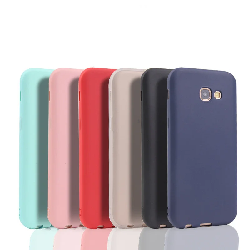 

Ultra Thin Matte Silicone Cover Case for Samsung Galaxy A5 A3 A7 2016 2017 2018 A310 A320 A510 A520 A710 A720 Soft Case
