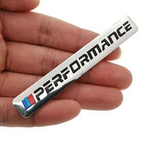 Emblema adesivo de logotipo para decalque de carro, acessório automotivo, desempenho de m, para bmw m 1 3 4 5 6, 1 peça emblema mline 7e z x m3 m5 m6 mline