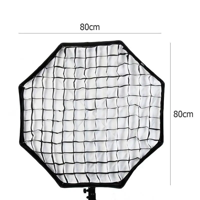 Сотовая сетка восьмиугольник 80 см/32 дюйма для зонтика софтбокс фото студийная вспышка Speedlite рассеиватель Отражатель