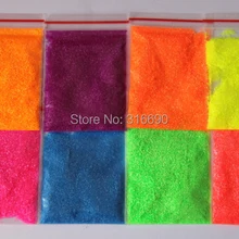 0.01" Неон растворителям блеск сэмплер набор для Лаки для ногтей, Дизайн ногтей, и Crafs