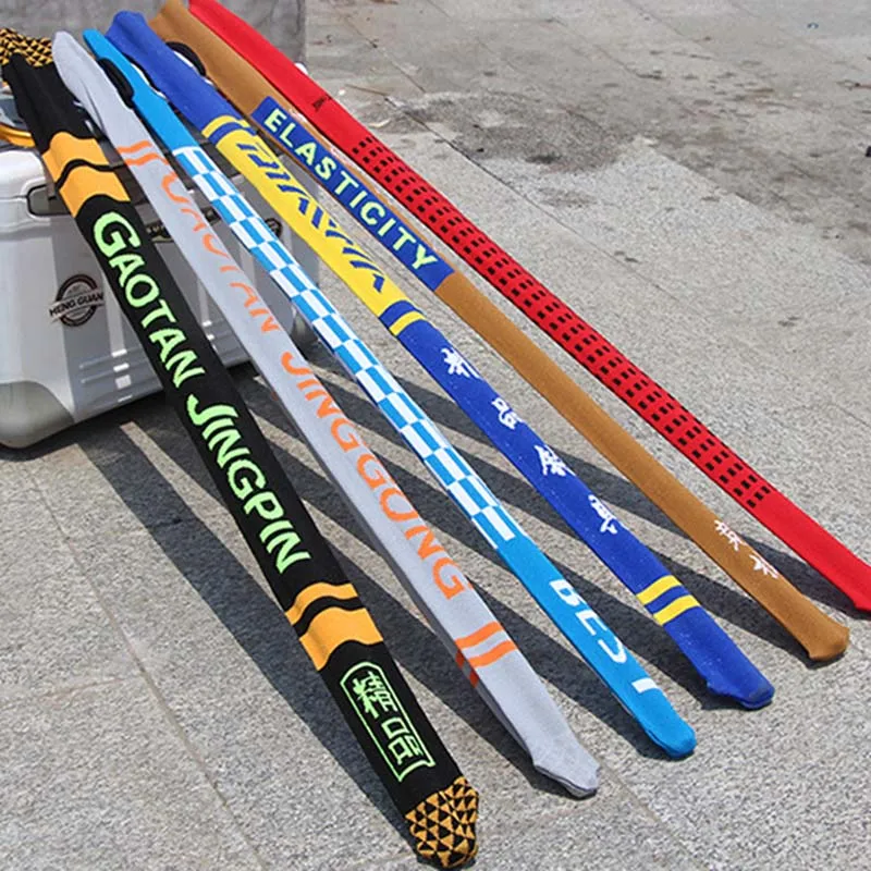 

High Elastic Nylon Fishing Rod Protection Bag Rod Telescopic Pole Bag Cover Multicolor Rope Bags Sock Glove Protector Bag