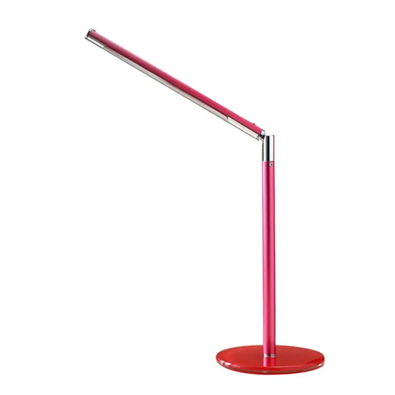 

Foldable 3-Level Dimmer LED Desk Lamp Sensitive Touch Switch Night Stand Office Reading White Light(US EU Standard Adaptor)