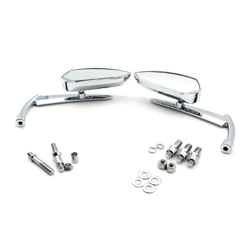 Nuoxintr Motorcycle Mirrors For Yamaha Vstar 950 1100 1300 Classic Honda CBR Kawasaki Shaft Voyager Harley Sportster 1200