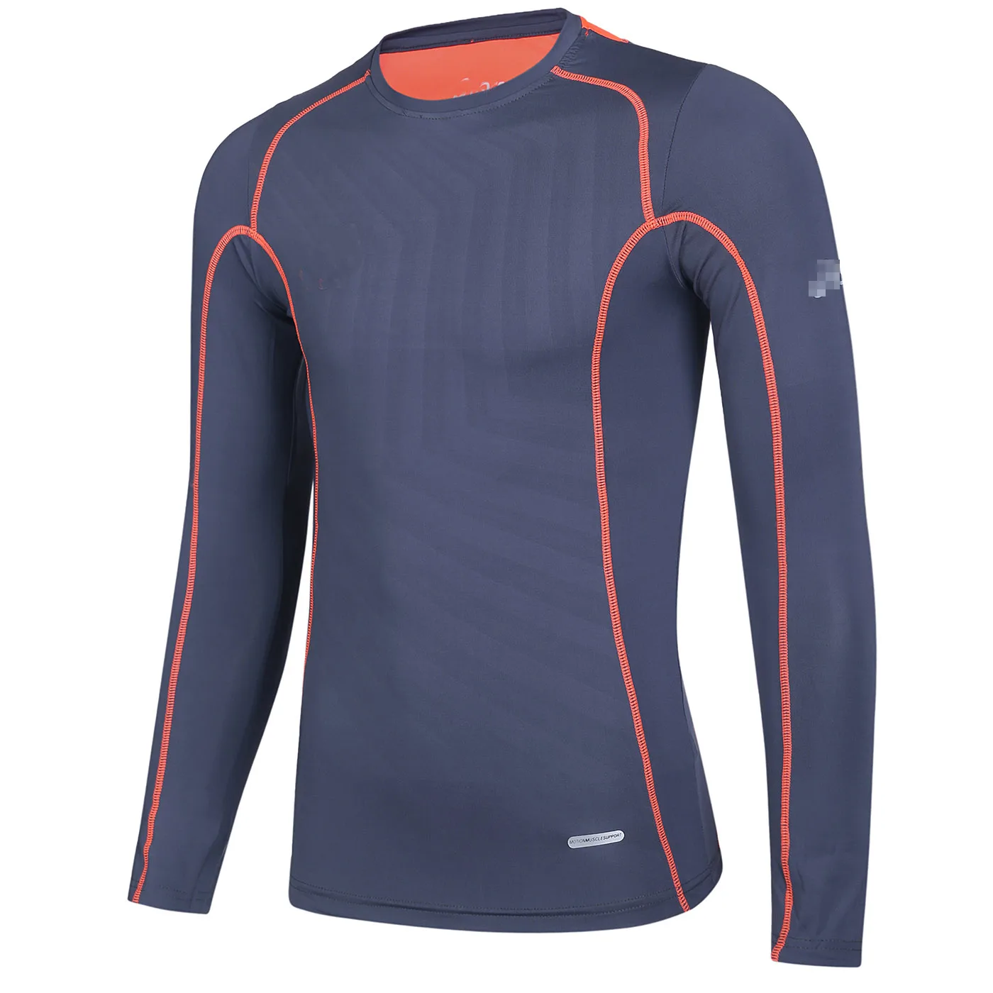 

Spring Autumn Men Quick-dry T-shirt Compression Clothing Tight-fitting Elastic Long-sleeve T shirt Sports fitness Shirts Black