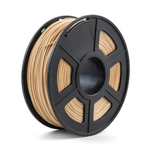 Material plástico de madeira do composto do filamento da impressora 3d 1.75mm 1kg/2.2lb baseado no pla contêm o pó de madeira