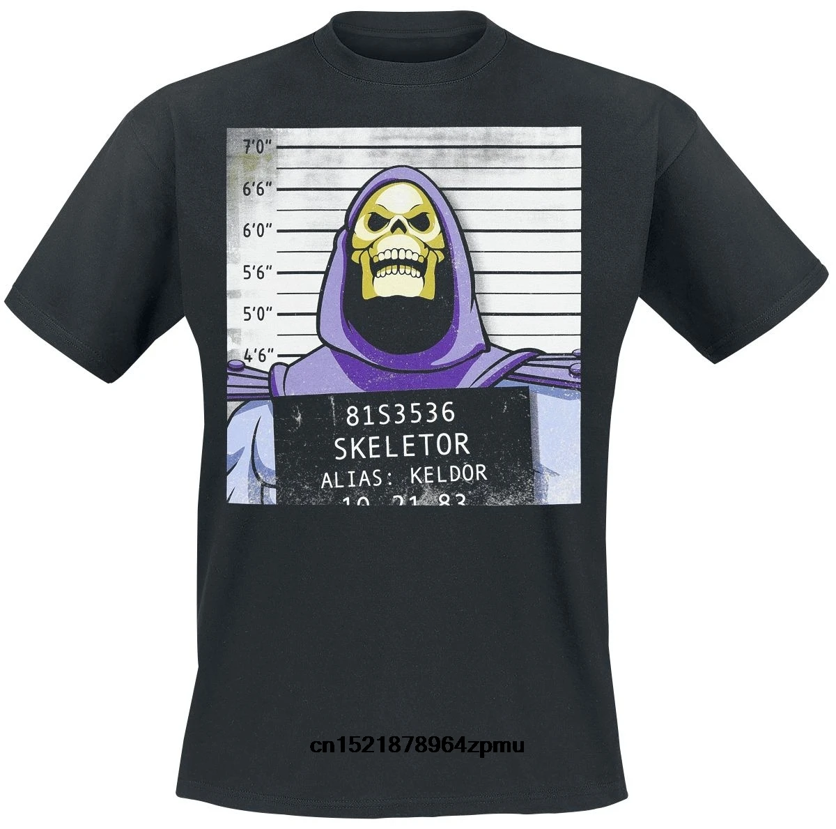 Мужской Бренд GILDAN футболка Skeletor Mug Shot Masters Of The Universe забавная новинка wo для мужчин |