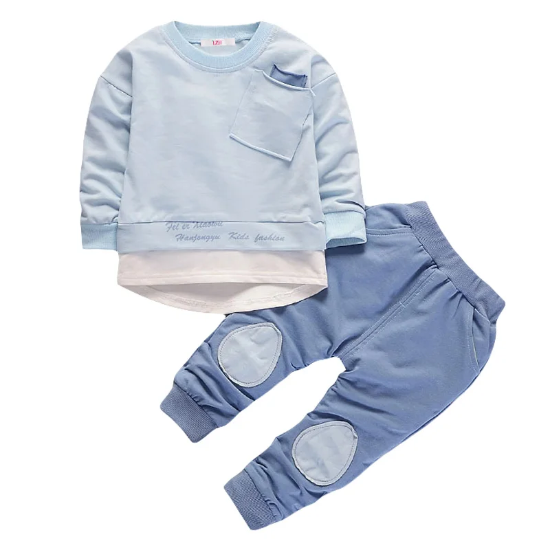 Children Clothing 2019 Autumn Spring Boys Clothes T-shirt+Pant 2pcs Outfits Kids Clothes Boys Sport Suit For Girls Clothing Sets