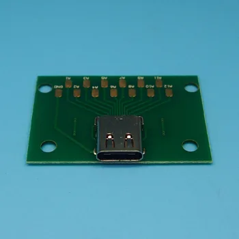 

25pcs USB 3.1 TYPE C test board socket with PCB circuit board Data cable test board