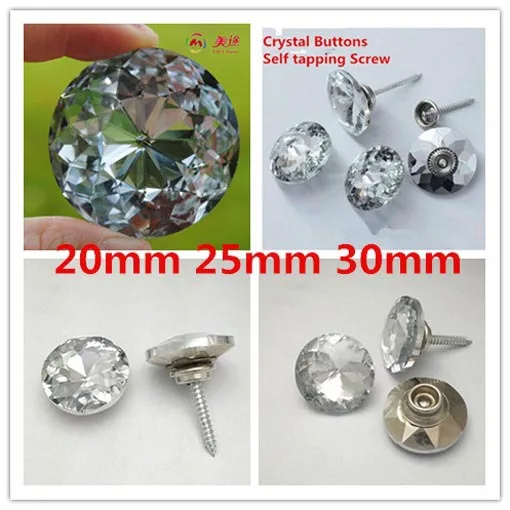 50 шт. самонарезающие пуговицы Redbud с кристаллами 20 мм 25 30 мм|button heart|button charmbutton drill |