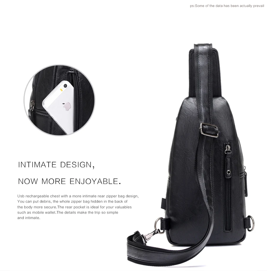 Usb rechargeable chest bag (3)