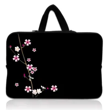 Черная 11," 12" неопреновая сумка для переноски ноутбука Чехол Держатель+ скрывающая Ручка для Apple hp Thinkpad Acer Dell