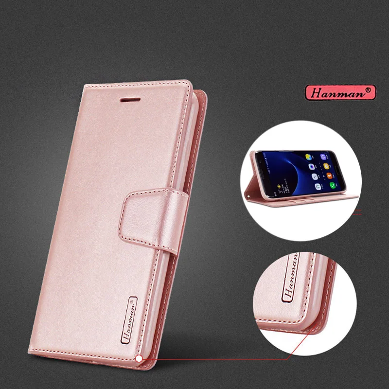 Оригинальный кожаный чехол Hanman для Samsung Galaxy S 7 S7 Edge G930F G930FD G930W8 G935F G935FD G935W8 G9350