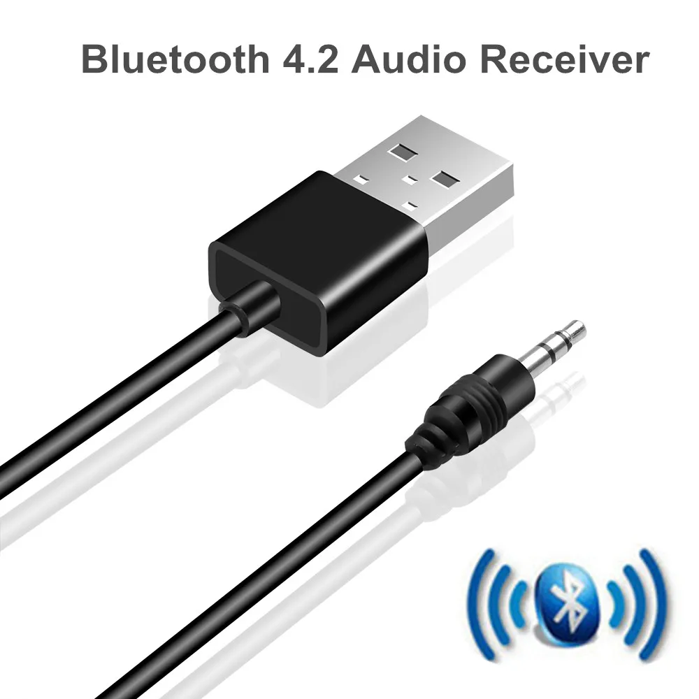 Bluetooth приемник USB 3,5 мм автомобильный комплект аудио приемник Bluetooth беспроводной адаптер для MP3 плеера беспроводной для автомобильного динамика