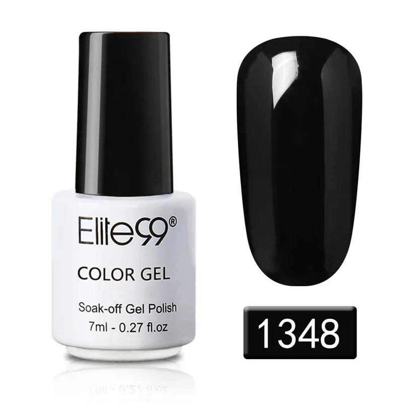 Elite99 Гель-лак для ногтей, УФ светодиодный, яркие цвета, 58 цветов, 7 мл, долговечный, не впитывается, лак для ногтей - Цвет: 1348