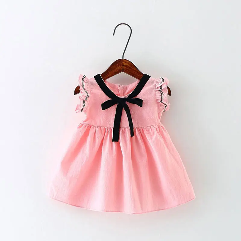 Новинка; летнее платье-пачка для маленьких девочек; праздничные платья для новорожденных; платье принцессы; свадебный наряд; одежда - Цвет: pink girls dress