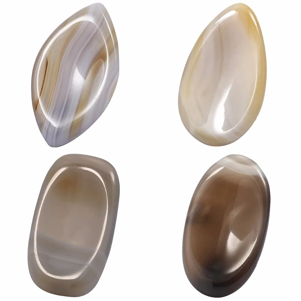 

TUMBEELLUWA Onyx Thumb Worry Stone Pocket Palm Stone for Anxiety,Healing Reiki Chakra