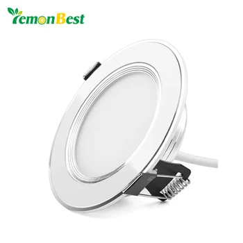 

Dimmable 3W 5W 7 W 9W 3-Color LED Panel Down Light Recessed Ceiling Light Spotlight AC 100-245V Led Light for Home Lamps