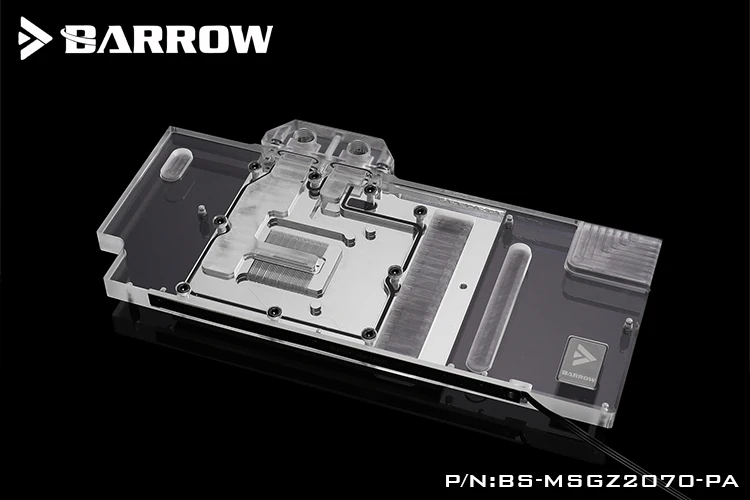 BARROW Water Block use for MSI RTX2070 GAMING Z 8G/GAMING X 8G /ARMOR 8G/ Support Original Backplat