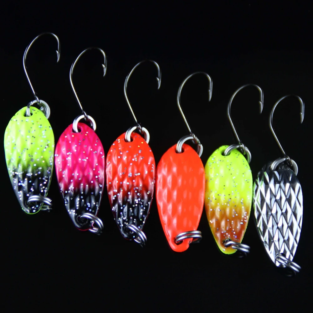 Spinpoler 8pcsLot Fishing Lure Spoon Hard Bait 3cm 3.5g Saltwater Freshwater Metal Trout Carp Wobble Fishing Lures China (3)