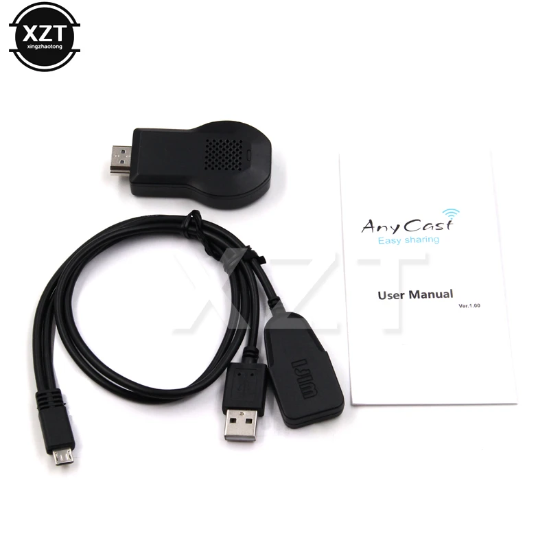 Новейший HD 1080P AnyCast M2 Plus Airplay Wi-Fi дисплей ТВ-приемник DLNA легкий доступ к Мини