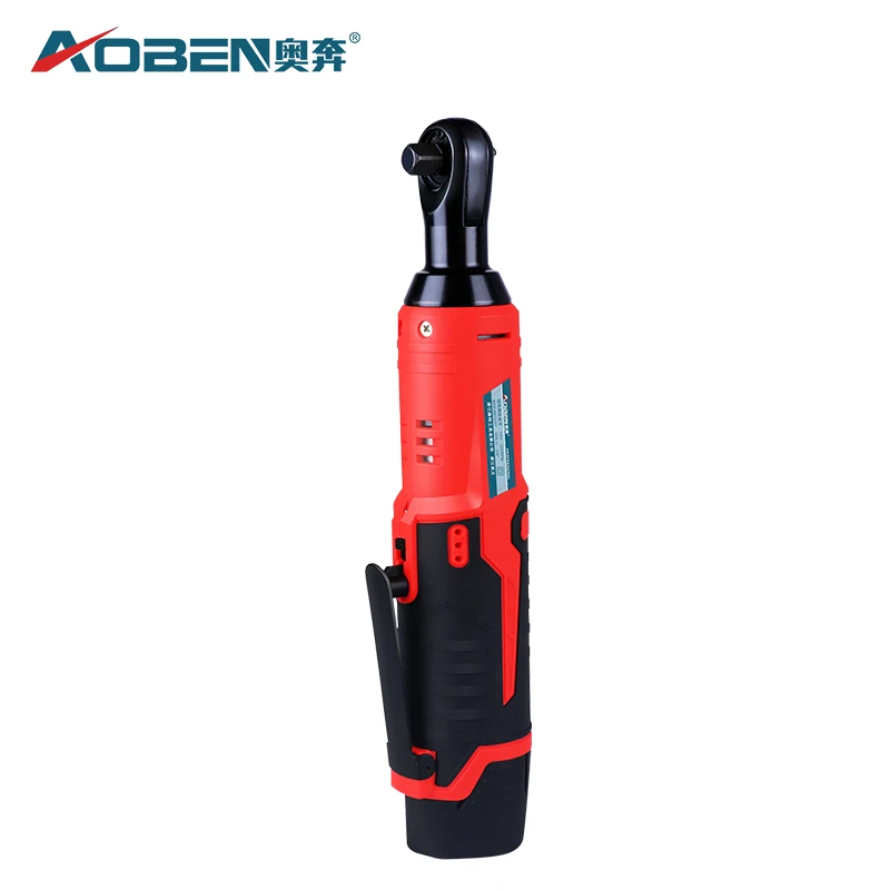 

AOBEN 12V 3/8 Electric Wrench Rechargeable Scaffolding Cordless Ratchet Wrench With 2 Packs Lithium-Ion Battery