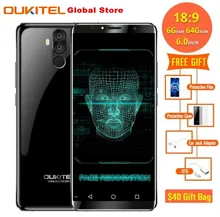 OUKITEL K6 6300mAh MT6763 Octa Core 6 0Inch 18 9 Full Screen 6GB font b RAM