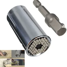 Hakkin, 50 шт., универсальная розетка, Многофункциональный ручной набор инструментов, ремонтный набор, отвертка, гаечный ключ, адаптер, Мультитул, автомобильные ручные инструменты