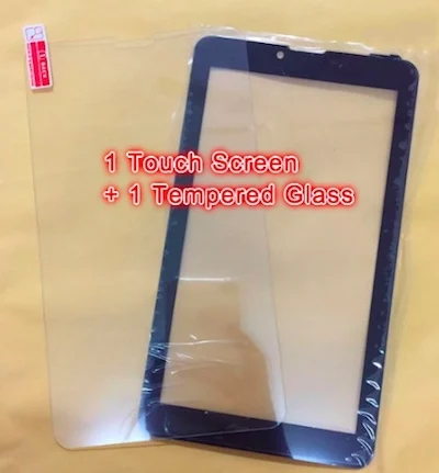 Закаленное стекло + Новый сенсорный экран дигитайзер для 7 &quotIrbis TZ45 / TZ46 TZ50 3G