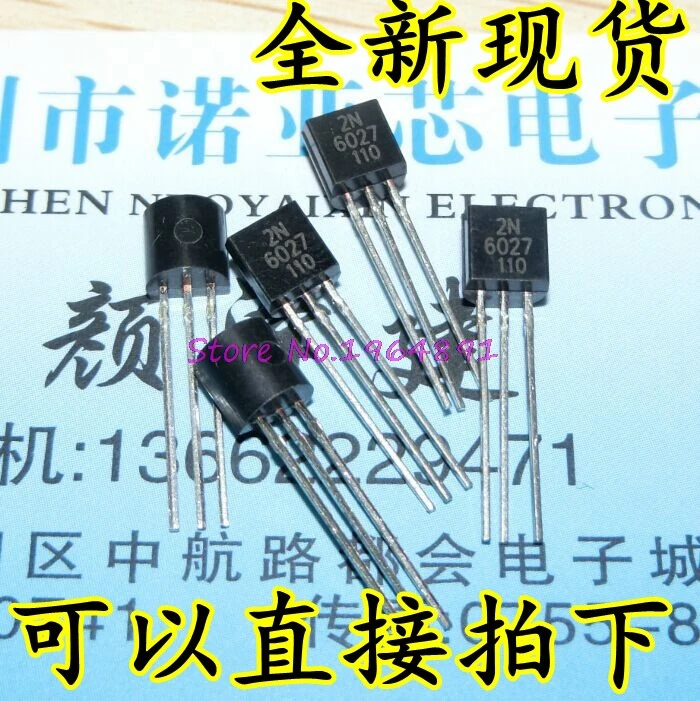 

10pcs/lot 2N6027 6027 TO-92