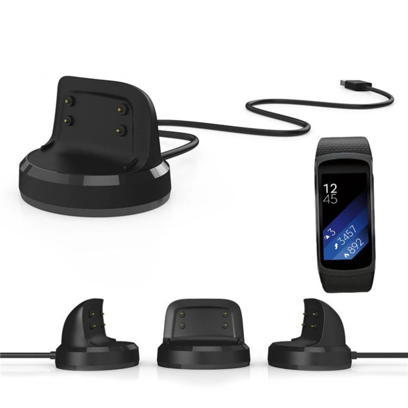 

USB Cable Data Phone Charger Dock Stand Station Charging for Samsung Gear Fit2 Pro SM-R360 Smart Watch Cable Charging Station
