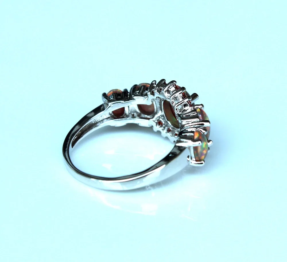 Крутые кольца с радужным огнем и опалом|jewelry georgia|ring sportring jewelry stand |