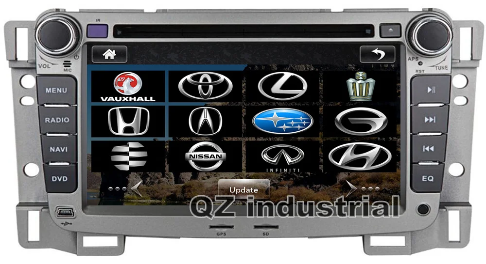 Top QZ industrial 2din 7 Inch Windows Ce car dvd player For Chevrolet Sail 2004-2012 With 3G GPS Navi map Radio RDS mirror link SWC 8