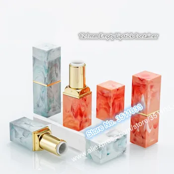 

20pcs 30pcs 50pcs Empty Square Lip Rouge Sub Subpackage Empy Plastic Lipstick Tube Cosmetic Lip Rouge Container Lip Balm Tube