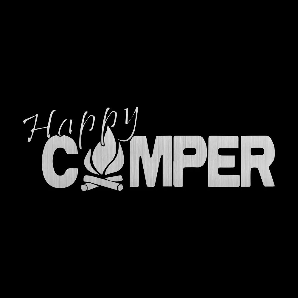 Tangcredy Happy Camper наклейки для автомобиля Наклейка на автомобильный бампер Стайлинг